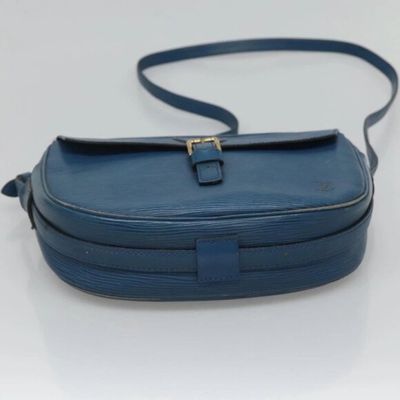 LOUIS VUITTON Epi June Feuille Shoulder Bag Blue - Picture 8 of 16